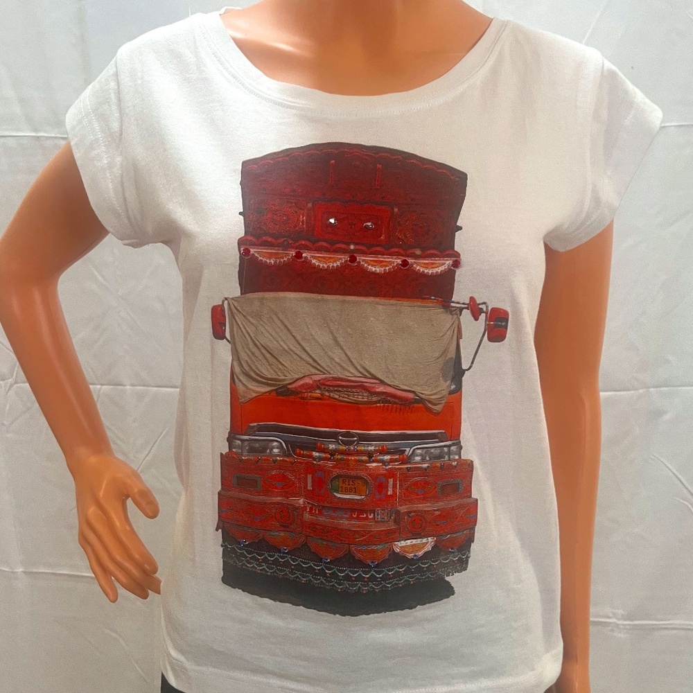 Baloot bedazzled bus t-shirt